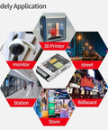 Beefy 24V 6.5A Enclosed Switching Power Supply 156W applications in street, store, station, monitor, 3D printer, billboard