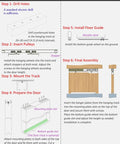 Installation guide for 24ft Sliding Barn Door Track System Kit For Ceiling Mount In Closets, Garages And Rooms, Durable Aluminum Track