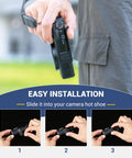 Demonstration of installing Metal Thumb Up Grip for Ricoh GR IV GR IV HDF and GR4 Monochrome Digital Cameras Snug Thumb Rest.