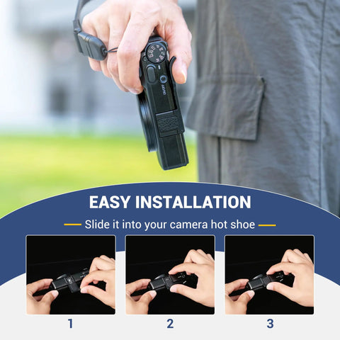 Demonstration of installing Metal Thumb Up Grip for Ricoh GR IV GR IV HDF and GR4 Monochrome Digital Cameras Snug Thumb Rest.
