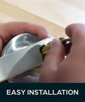 Grab This Heavy Duty Seven Pin Green Small Format Interchangeable Core That Locks Down Commercial Jobs Smoothly With One Control Key And Two Operating Keys For Quick Job Site Swaps being installed hands-on.