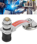 Heavy Duty Magnetic Welding Ground Clamp With Strong Suction And Stable Silicone Insulation, close-up view of metal components.
