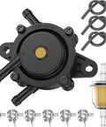 Universal Pulse Vacuum Fuel Pump For Small Engines, OEM Replacement for 808492 808656 Mikuni and 7000 Series Kohler parts