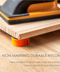 Non-marring durable nylon workbench stop securing wooden board for Heavy Duty Four Pack Bench Holdfast Clamps And Eight Pack Workbench Dogs For 3/4 Inch Holes Locks Dead Tight On Mft Work Tables With A Rock Solid Grip For Woodworking And Weekend Warrior Shops.