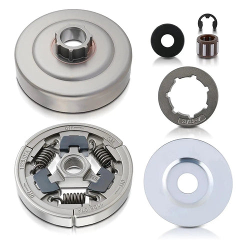 Premium Foliage Clutch And Drum V Belt Pulley Kit For Stihl MS462 MS462C Chainsaws smooth metal replacement parts