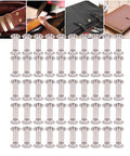 Flat Round Head Rivet Bolt Set Durable Installation Kit For Scrapbooking And Craft Lovers 50 Pairs M5 Rivet Nuts