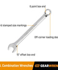 Off Corner Box End 6 Point Combination Wrench Fifteen Sixteenth Inch for Tight Hex Fasteners with secure grip and durable steel.