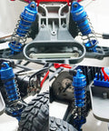 Oil Shock Absorber Damper Set For 1 By 10 RC Traxxas Slash 2WD And 4X4 Hoss Rustler Bandit Stampede Upgrades Replacement For 5862 Blue Real Oil Shock
