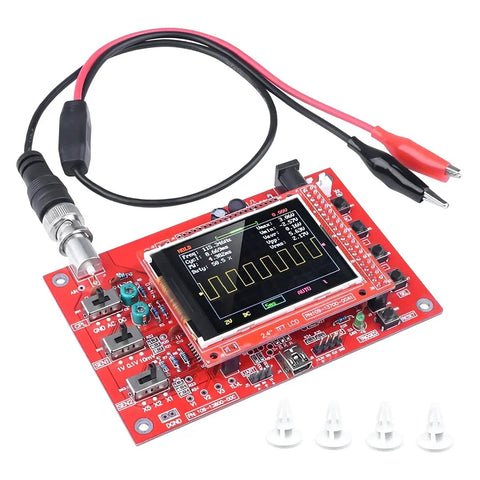 Digital Oscilloscope Kit High Precision 1Msps Real Time Sampling And Twelve Bit Resolution With Two Point Four Inch TFT Display