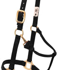 Nylon Adjustable Draft Horse Halter Built Tough With Triple Ply Cheek Design And Heavy Duty Brass Hardware For Long Lasting Performance