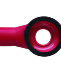 Close-up of red component from Complete Router Table Dust Collection System For Clean Cuts And Easy Setup, No Fuss, Flexible Use With Or Without The Fence