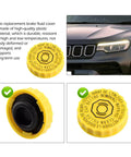 Yellow Brake Fluid Cap For Jeep Wrangler Cherokee Compass Pacifica And Chrysler 200 Master Cylinder Reservoir Cap Replacing OEM 68211910AB Heavy Duty Easy Fit