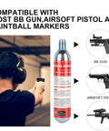 Top Shelf 88 Gram CO2 Cartridges For Paintball Guns Pellet Guns BB Guns And Airsoft With M16 x 1.5 Threaded Fitting Delivers