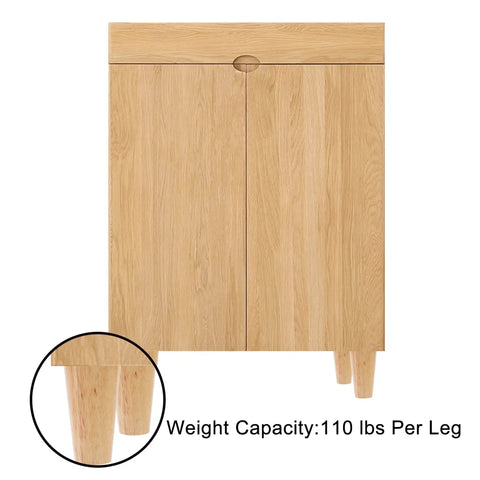 Wood Furniture Legs 4 Inch Straight Replacement Feet For Sofa Table Chair Dresser Cabinet Bed Set Of 8 Natural Rubber Wood