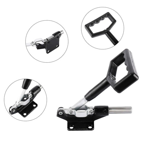 Ergonomic Heat Press Handle Fixture Replacement for Heat Press Machine Carbon Steel Construction up to 386kg Clamp 42mm