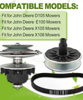 Primary And Secondary Transmission Kit For Lawn Tractor Models D105 E100 X105 X106 100 Series Including MIA13031 MIA12481 MIA12482