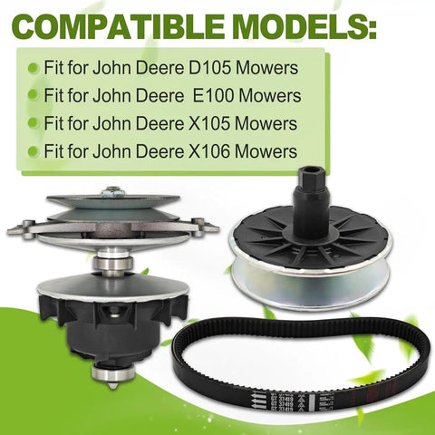 Primary And Secondary Transmission Kit For Lawn Tractor Models D105 E100 X105 X106 100 Series Including MIA13031 MIA12481 MIA12482