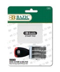 Hassle Free Rotating Date Stamp With Separate Black Ink Pad For Filing Invoices And Papers 12 Year Band Range No Sweat Setup on packaging