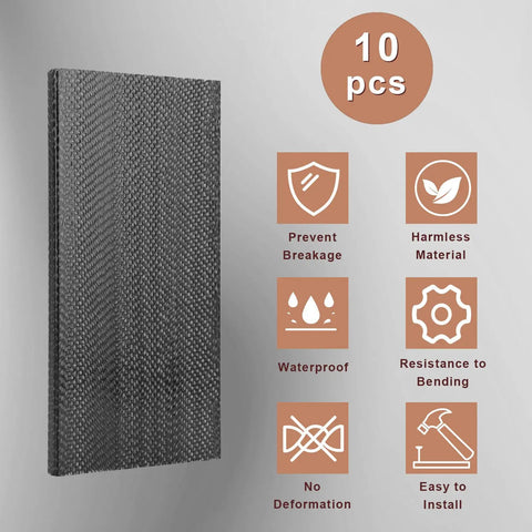 Fiberglass Rocking Chair Springs Top Shelf Patio Chair Replacement Plates For Swivel Outdoor Furniture Repair Universal 10 Pack Heavy Duty Inserts