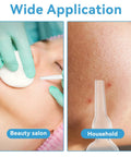 Wide application of 3pc Vacuum Glass Tube Kit for Face Suction Blackhead Removal in salon and home settings