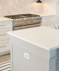 Kitchen with 10 Pack 4.6A USB Outlet High Speed Charger With Tamper Resistant Receptacle on island