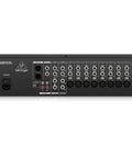 Rear view of Premium 12 Input Rack Mount Mixer With XENYX Mic Preamps And British Style EQs Plus Studio Quality Multi FX Processor