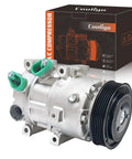 Premium Air Conditioner AC Compressor With Clutch For Hyundai Sonata and Kia Optima R134a Refrigerant, six groove pulley and prefilled oil.