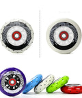 4 Pack Inline Skate Wheels 85A 72mm 76mm 80mm For Indoor And Outdoor Use With ABEC 9 Bearings And Tools Included Durable Polyurethane