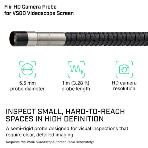 HD Camera Probe For VS80 Videoscope 5.5mm 1m Long High Definition Imaging with 90° FOV and IP67 Waterproof Design