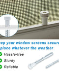 14 Pack Aluminum Window Screen Plunger Latches With Cap Pins And Springs Slick Hella Secure Replacement Clips For A Knockout Hold.