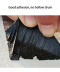 Close-up of hand applying Top Drawer Self Adhesive Roof Underlayment Roll Featuring Reflective Aluminum Foil Flashing Tape.