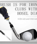 Pro Grade Golf Club Cleaning Wire Brush Set For Iron And Wood Head Hosel Scrub Tool Drill Brush Attachment For Electric Drill