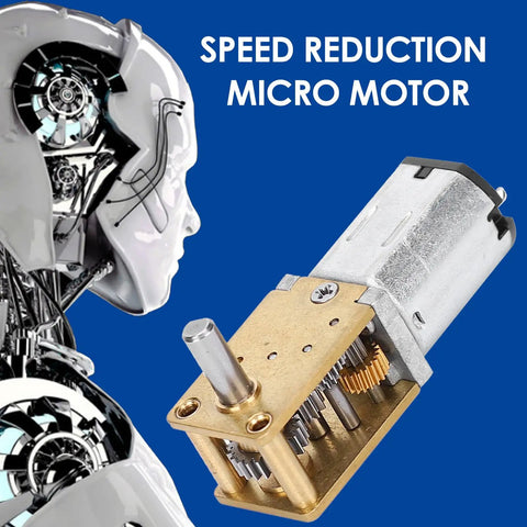 Micro Metal Gear Motor For Diy Projects 12V Brushed Gearbox Drive With Six RPM Options 16 27 53 68 136 And 381 CW CCW