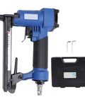 20 Gauge Pneumatic Brad Nailer 1/4 to 1/2 Inch Nails Aluminum Alloy Construction with carrying case and accessories.