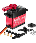 2 Pack 20Kg High Torque RC Servo Motor Waterproof Digital Servo Full Metal Gear Aluminum Case 180 Degree Control shown with components