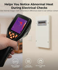 Handheld Thermal Imaging Camera With 320x240 Super Resolution And 25Hz Refresh Rate For Quick Moisture Checks in use detecting heat.