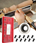 Heavy Duty 10 Pack 8.9 Mm Round Carbide Cutting Inserts For Indexable Lathe Tools in red case for wood lathe detail work.