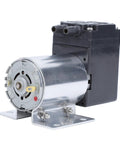 Brushless 12V DC Vacuum Pump Delivers Knockout Suction At 5 Liters Per Minute For Brake Bleeding And Rv Service with metal casing.