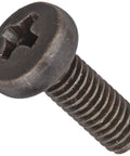 M3-0.5 Pan Head Machine Screw With Black Oxide Finish Meets DIN 7985 PH1 Phillips Drive 8mm Length Fully Threaded Steel
