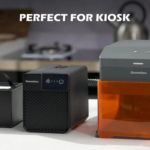 Portable Fume Extractor With Five Layer Filtration For Laser Cutters and Soldering Stations, black, compatible with Kiosk