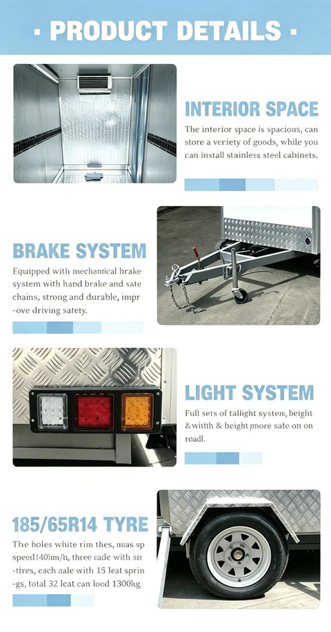 Interior view of Sleek Portable Refrigerated Trailer Featuring Heavy Duty Mobile Cooling System For Catering Teams And Large Outdoor Events Keeps Everything Slick And Chilled On The Go.