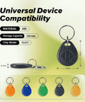 Plug And Play Writable 125KHz RFID Fob Tags With T5577 Chip For Reusable Access Control Cards Compatible With 1386 And 1326