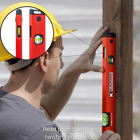 Built Like A Tank 36 Inch Aluminum Box Level Delivering Dead On Accuracy Via Dual View Plumb Site And Horizontal Vial With Vpa Certified Calibration And Break Resistant Acrylic Tubes For Pros