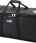 Beefy Electronic Drum Kit Hardware Case With Adjustable Dividers, high impact foam, rugged webbing handles, black exterior