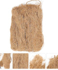 Natural Jute Fire Starters 6 Pack for Camping And Hiking, Quick Ignite Fire Starter Sticks in brown fibrous texture, windproof material.