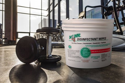Gym Grade Disinfectant Wipes One Step Cleaner Sanitizer Deodorizer For Gyms Fitness Clubs Schools And Commercial Facilities 2 Buckets With 1600 Wipes