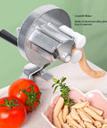 Hand Crank Cavatelli Pasta Maker For Homemade Italian Pasta Manual Roller Machine For Gnocchi And Spaghetti Aluminum Alloy
