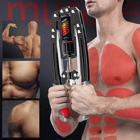 Get Pumped With East Mount Twister Arm Exerciser Featuring Adjustable 22-440 Lbs Hydraulic Power for upper body strength training.