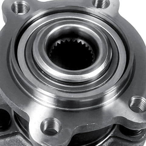Close-up view of Rear Wheel Bearing And Hub Assembly With 5 Lug And ABS For AWD Fits 2013 2019 Ford Escape And 2015 2019 Lincoln MKC