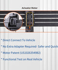 Boss Grade Active Grille Shutter Assembly With Motor For 2017 To 2019 Buick LaCrosse and 2016 To 2023 Chevy Malibu actuator motor detail.